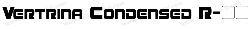 Vertrina Condensed R字体转换